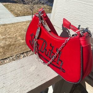 Von Dutch velvet bag